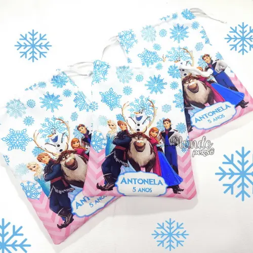 Sacolinha 18cm x 25cm Frozen