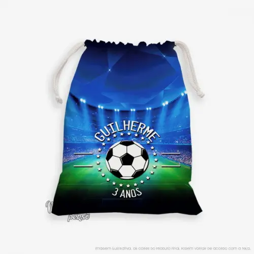 Sacolinha 18cm x 25cm Futebol
