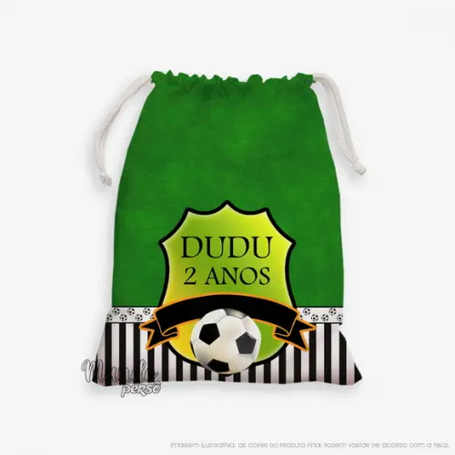 Sacolinha 18cm x 25cm Futebol