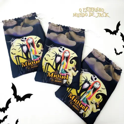Sacolinha 18cm x 25cm Halloween