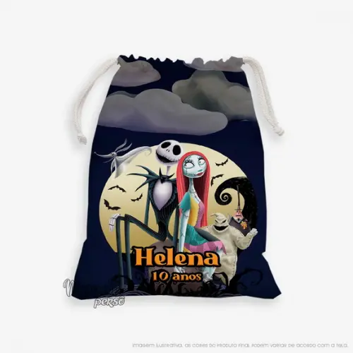 Sacolinha 18cm x 25cm Halloween