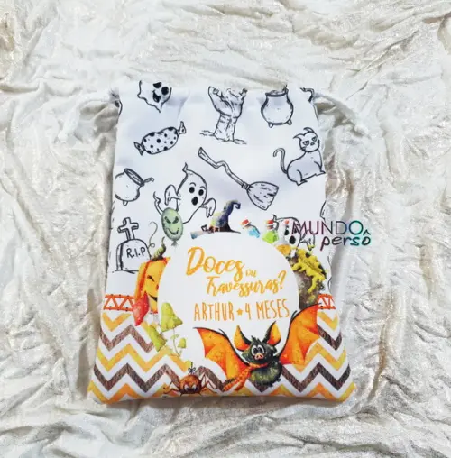 Sacolinha 18cm x 25cm Halloween
