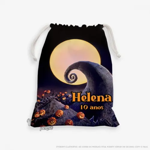 Sacolinha 18cm x 25cm Halloween