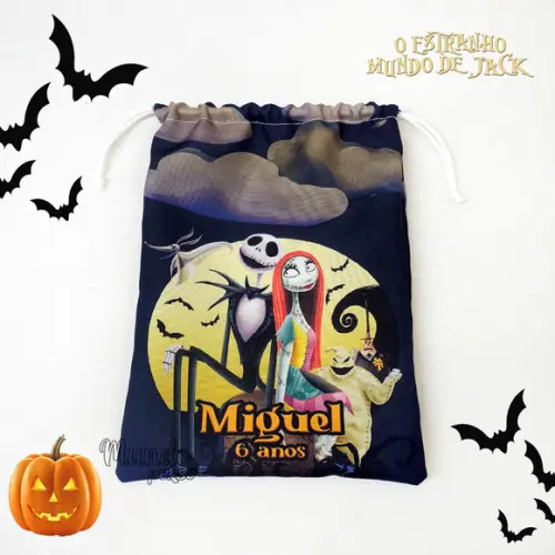 Sacolinha 18cm x 25cm Halloween