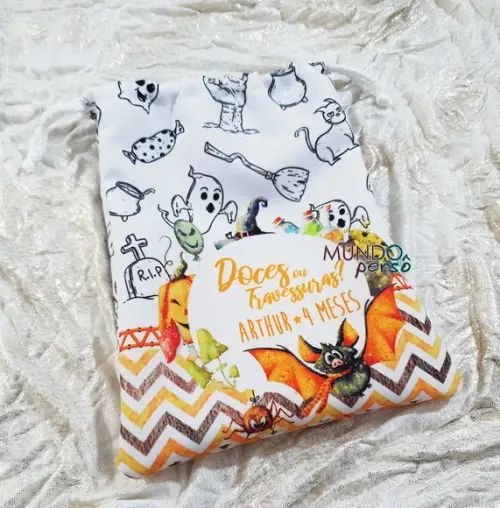 Sacolinha 18cm x 25cm Halloween