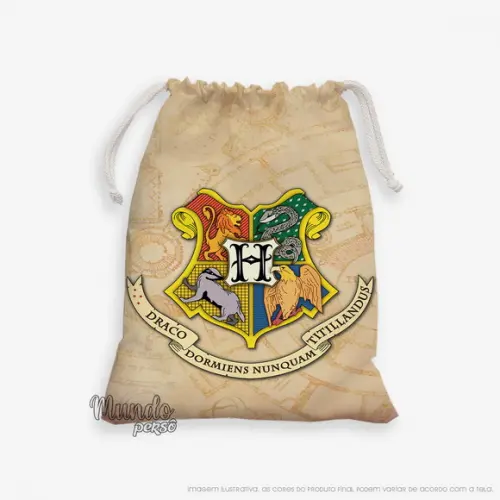 Sacolinha 18cm x 25cm Harry Potter