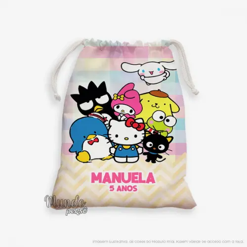 Sacolinha 18cm x 25cm Hello Kitty