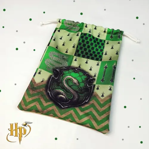 Sacolinha 18cm x 25cm Harry Potter Sonserina