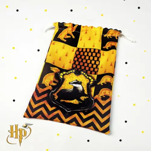 Sacolinha 18cm x 25cm Harry Potter Lufa-lufa