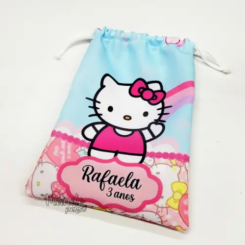 Sacolinha 18cm x 25cm Hello Kitty