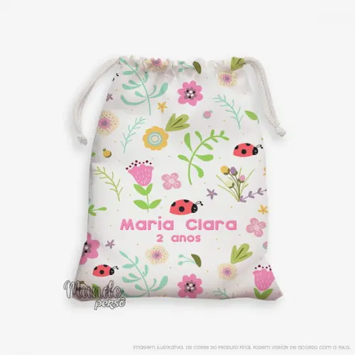 Sacolinha 18cm x 25cm Jardim