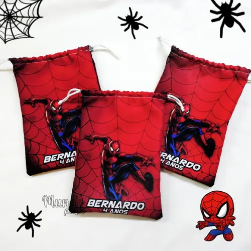 Sacolinha 18cm x 25cm Homem Aranha