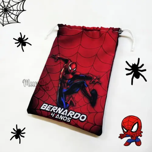 Sacolinha 18cm x 25cm Homem Aranha