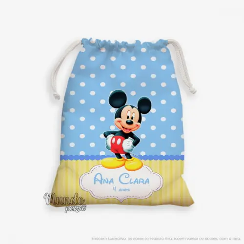 Sacolinha 18cm x 25cm Mickey
