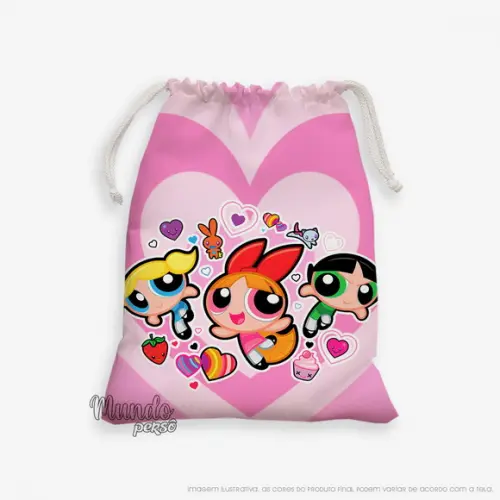 Sacolinha 18cm x 25cm Meninas Super Poderosas