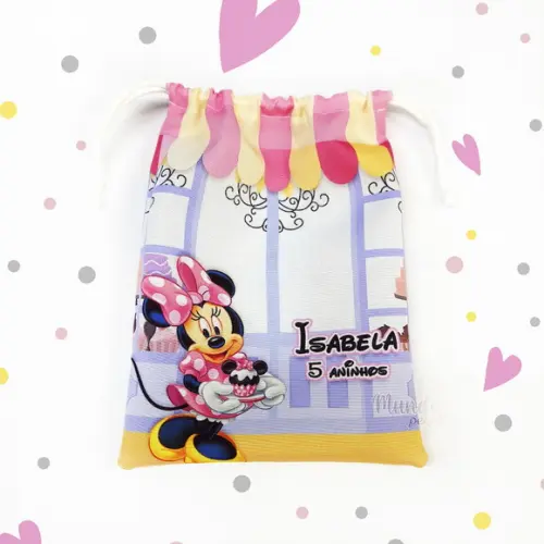 Sacolinha 18cm x 25cm Minnie Confeitaria