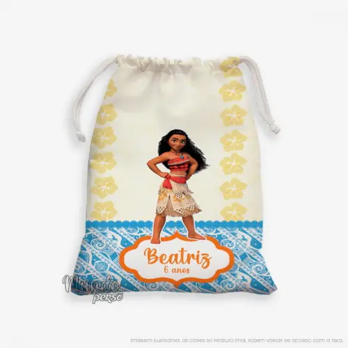 Sacolinha 18cm x 25cm Moana