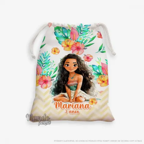 Sacolinha 18cm x 25cm Moana