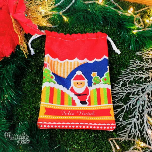 Sacolinha 18cm x 25cm Natal