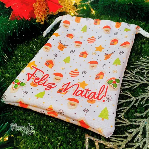 Sacolinha 18cm x 25cm Natal