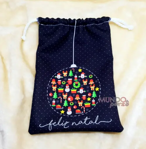 Sacolinha 18cm x 25cm Natal
