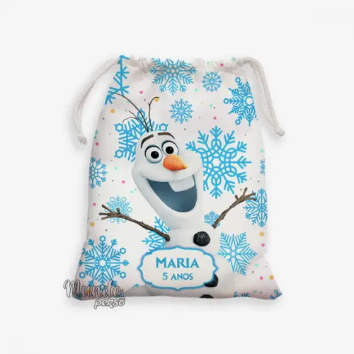 Sacolinha 18cm x 25cm Olaf - Frozen