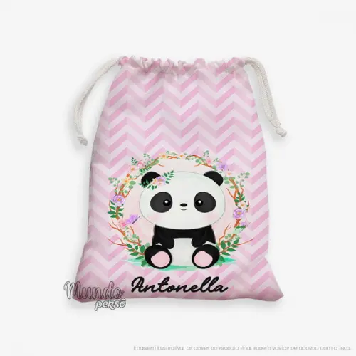 Sacolinha 18cm x 25cm Panda