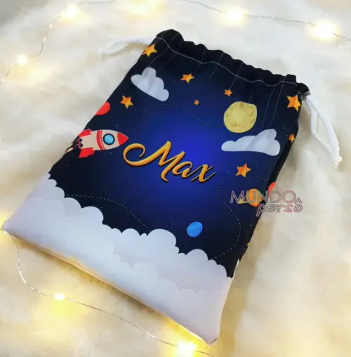 Sacolinha 18cm x 25cm Planetas
