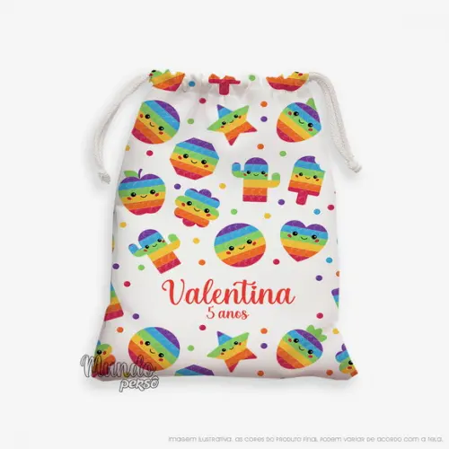 Sacolinha 18cm x 25cm Pop It (popit)