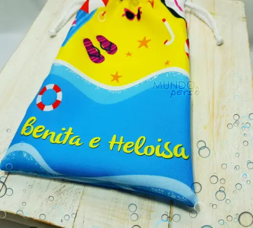 Sacolinha 18cm x 25cm Praia