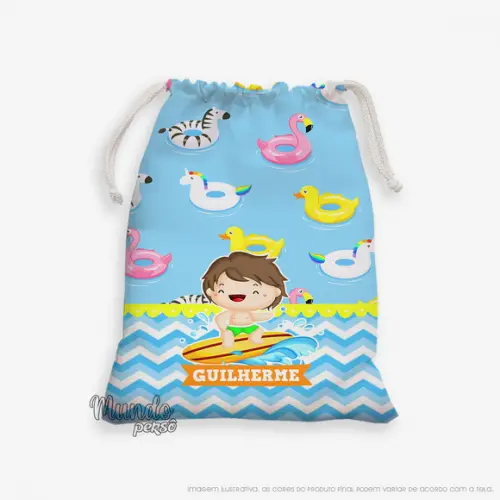 Sacolinha 18cm x 25cm Praia