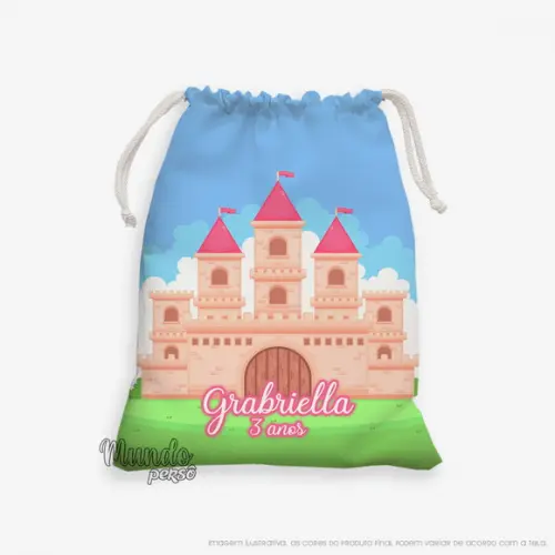 Sacolinha 18cm x 25cm Princesas