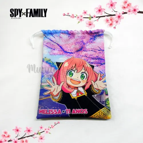 Sacolinha 18cm x 25cm Spy Family - Anya