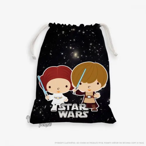 Sacolinha 18cm x 25cm Star Wars