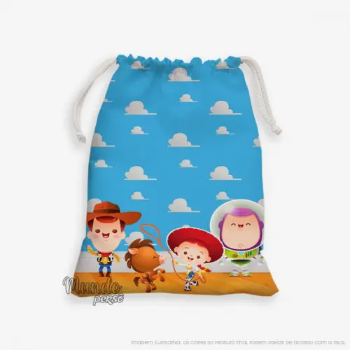 Sacolinha 18cm x 25cm Toy Story Cute