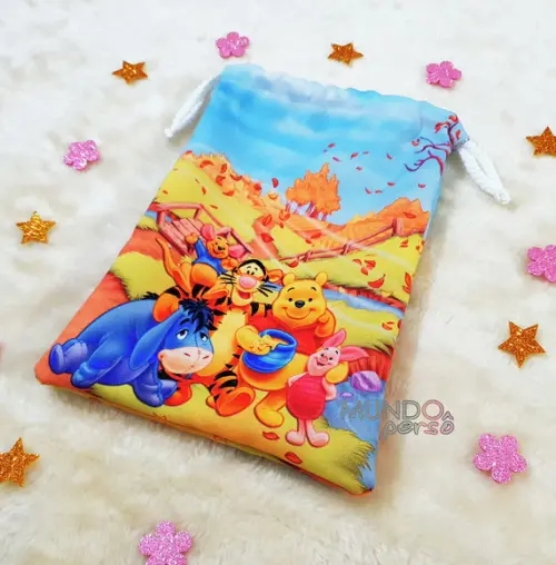 Sacolinha 18cm x 25cm Ursinho Pooh