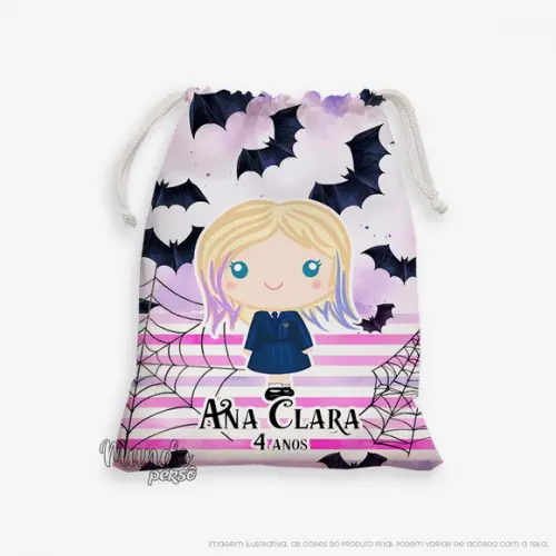 Sacolinha 18cm x 25cm Wandinha