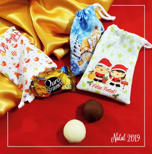 Sacolinha 9cm x 13cm Natal