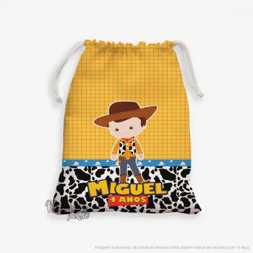 Sacolinha 18cm x 25cm Woody Toy Story
