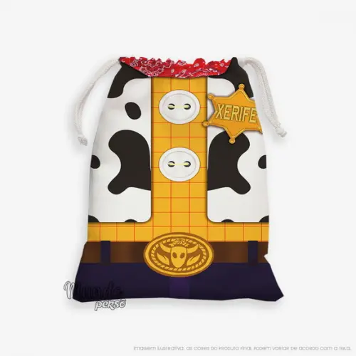Sacolinha 18cm x 25cm Woody Toy Story
