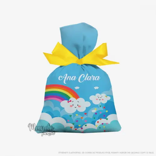 Saquinho Chuva de Amor 15cm x 20cm