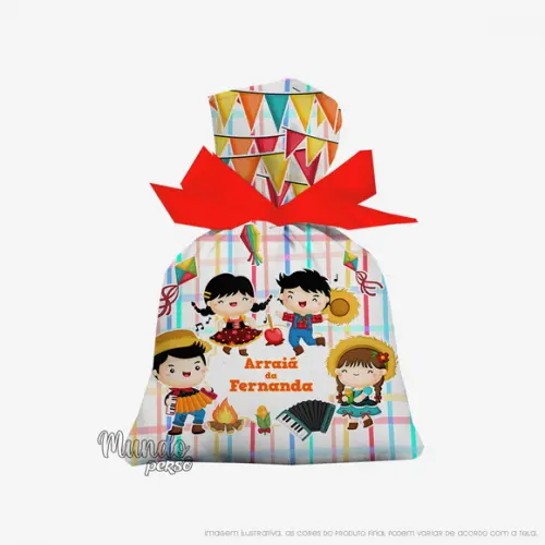 Saquinho Festa Junina 15cm x 20cm