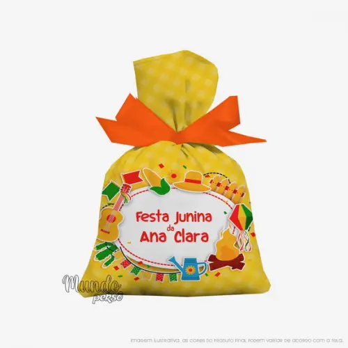 Saquinho Festa Junina 15cm x 20cm