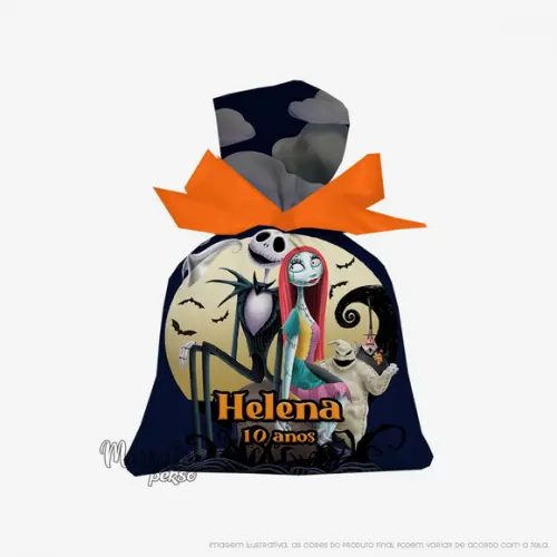 Saquinho Halloween 15cm x 20cm