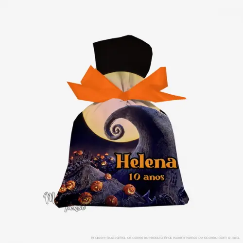 Saquinho Halloween 15cm x 20cm