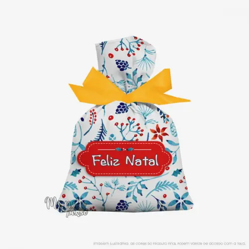 Saquinho Natal 15cm X 20cm