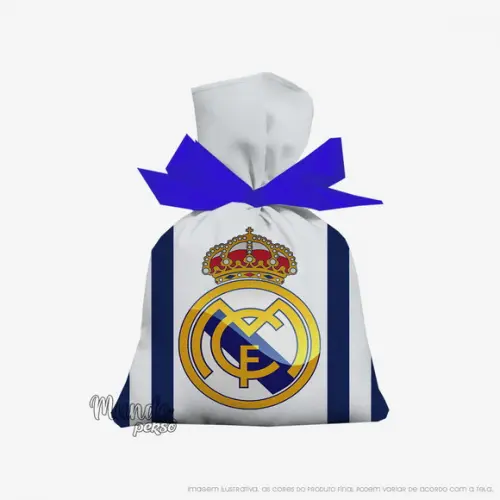 Saquinho Real Madrid 15cm x 20cm