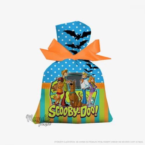 Saquinho Scooby-Doo 15cm X 20cm