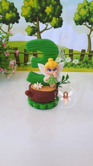 2 Velas | Sininho e Peter Pan Feitas em Biscuit