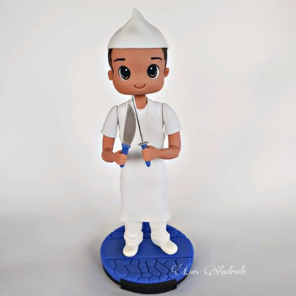 Açougueiro Personalizado em Biscuit